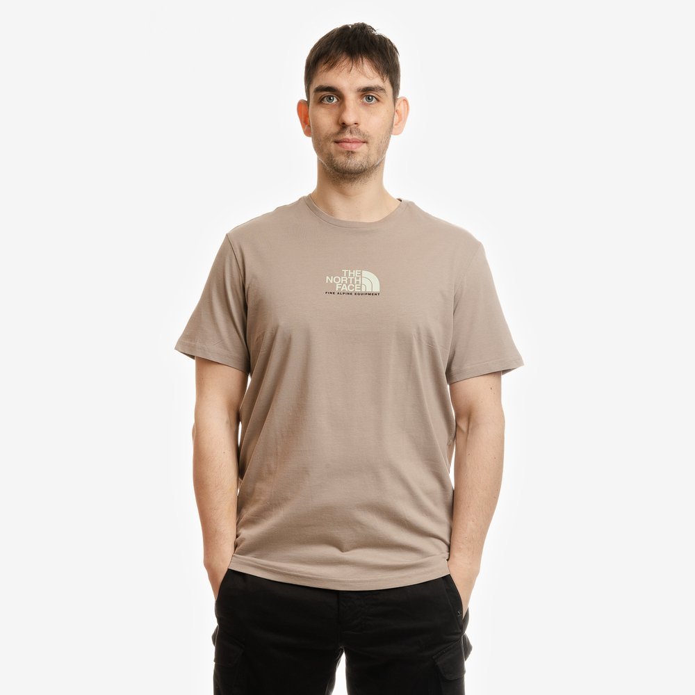 THE NORTH FACE FINE ALPINE EQUIPMENT TEE 3 MINERAL GREY